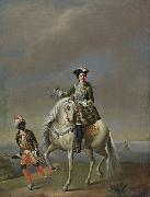 unknow artist Equestrian portrait of Empress Catherine I USA oil painting reproduction